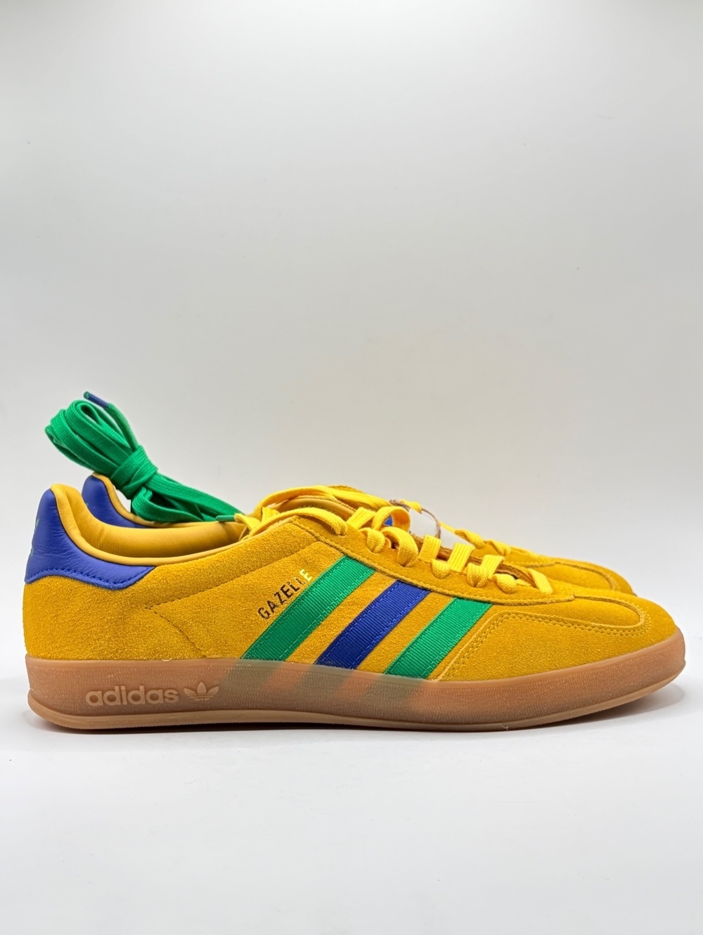 adidas Gazelle Indoor Men's Sneakers Yellow Size 11.5 New With Tags